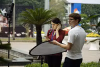 Những bóng hồng quốc tế xinh đẹp tác nghiệp thượng đỉnh Mỹ - Triều tại Hà Nội