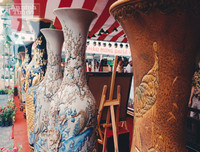 [Ảnh] Vesak 2019: Vẻ đẹp tâm linh của gốm Bát Tràng tại chùa Tam Chúc