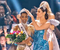 [ẢNH] Cận cảnh nhan sắc người đẹp da màu đăng quang Hoa hậu Hoàn vũ Thế giới 2019