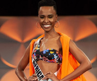 [ẢNH] Cận cảnh nhan sắc người đẹp da màu đăng quang Hoa hậu Hoàn vũ Thế giới 2019