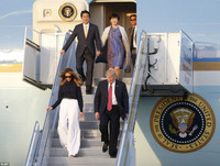 [ẢNH] Toàn cảnh chuyến công du của Thủ tướng Nhật Bản gặp Tổng thống Mỹ