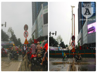 [Ảnh] Lạ trước hình ảnh so sánh Hà Nội trước và trong ngày nghỉ lễ