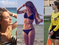 [ẢNH] Nhan sắc nóng bỏng của 5 nữ trọng tài xinh đẹp nhất thế giới