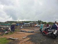 [Ảnh] Cận cảnh lốc xoáy càn quét Phú Yên khiến 27 người bị thương