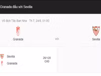 [ẢNH] Lịch thi đấu vòng 2 La Liga 2019-2020: Tân binh Granada tiếp đón Sevilla trên sân nhà