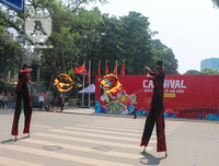 Phố đi bộ Hồ Gươm sôi động trong lễ hội Carnival 2019