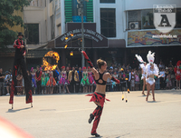 Phố đi bộ Hồ Gươm sôi động trong lễ hội Carnival 2019