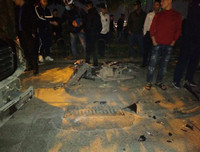 [Ảnh] Xem lại hiện trường Lexus gây tai nạn liên hoàn ở Hồ Tây