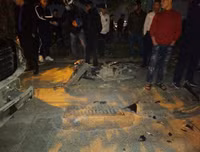 [Ảnh] Xem lại hiện trường Lexus gây tai nạn liên hoàn ở Hồ Tây