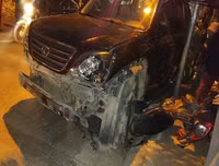 [Ảnh] Xem lại hiện trường Lexus gây tai nạn liên hoàn ở Hồ Tây