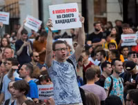 [ẢNH] Cảnh sát Nga trấn áp và bắt giữ hơn 1.000 người biểu tình