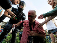 [ẢNH] Cảnh sát Nga trấn áp và bắt giữ hơn 1.000 người biểu tình