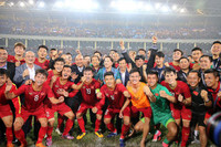 [ẢNH] Những khoảnh khắc đáng nhớ trong chiến thắng lịch sử 4-0 của U23 Việt Nam trước U23 Thái Lan