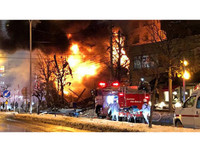 [ẢNH] Kinh hoàng nhà hàng Nhật phát nổ tan hoang khi khách đang dùng bữa