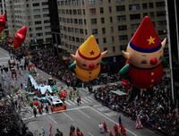 [ẢNH] Tưng bừng cuộc diễu hành bóng bay khổng lồ dịp lễ Tạ ơn ở Mỹ