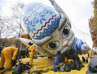 [ẢNH] Tưng bừng cuộc diễu hành bóng bay khổng lồ dịp lễ Tạ ơn ở Mỹ