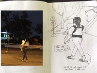 [ẢNH] Nhật ký bằng tranh về những ngày sống trong khu cách ly đầy xúc động của nữ du học sinh