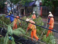 Ảnh hưởng bão số 2: Cầu sập, kênh vỡ, 5 người thương vong