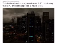 Cháy rừng Amazon: Bầu trời Brazil chìm trong khói tro, 3h chiều tối đen như giữa đêm