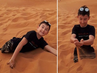 Cậu bé không chân sống đầy nghị lực, 