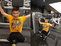 Cậu bé không chân sống đầy nghị lực, 