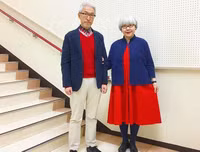 [ẢNH] Cặp vợ chồng già Nhật Bản diện đồ đôi suốt 38 năm khiến dân mạng 