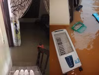 Thái Nguyên ngập lụt kỷ lục, ô tô 