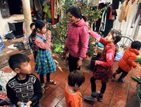 Cuộc sống đói nghèo trong những gia đình 