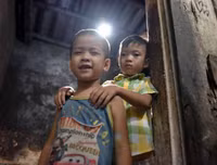 Cuộc sống đói nghèo trong những gia đình 