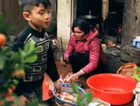 Cuộc sống đói nghèo trong những gia đình 