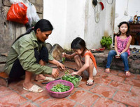 Cuộc sống đói nghèo trong những gia đình 