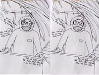 [ẢNH] Cô gái vẽ tranh về 14 ngày sống trong khu cách ly và những bộ nhật ký 