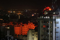 [ẢNH] Hiện trường Israel trả đũa, không kích Dải Gaza sau vụ tấn công tên lửa nhằm vào thành phố Tel Aviv