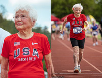 Cụ bà 103 tuổi Mỹ thi chạy, phá kỷ lục thế giới chặng đua 100m