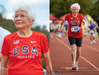 Cụ bà 103 tuổi Mỹ thi chạy, phá kỷ lục thế giới chặng đua 100m