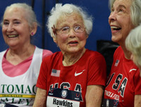 Cụ bà 103 tuổi Mỹ thi chạy, phá kỷ lục thế giới chặng đua 100m