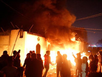 [ẢNH] Vụ đốt cháy lãnh sự quán Iran tại Najaf: Mối quan hệ lịch sử bị phá vỡ