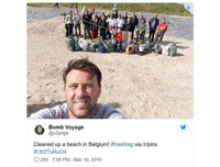 [ẢNH] Thử thách dọn rác thành trào lưu đẹp, 