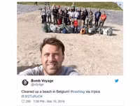 [ẢNH] Thử thách dọn rác thành trào lưu đẹp, 