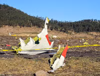 Hiện trường vụ tai nạn máy bay Ethiopia chở 157 người, không một ai sống sót