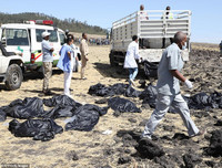 Hiện trường vụ tai nạn máy bay Ethiopia chở 157 người, không một ai sống sót