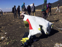 Hiện trường vụ tai nạn máy bay Ethiopia chở 157 người, không một ai sống sót