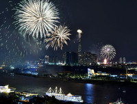 [ẢNH] Mãn nhãn với màn pháo hoa rợp trời tối 30-4 mừng ngày thống nhất