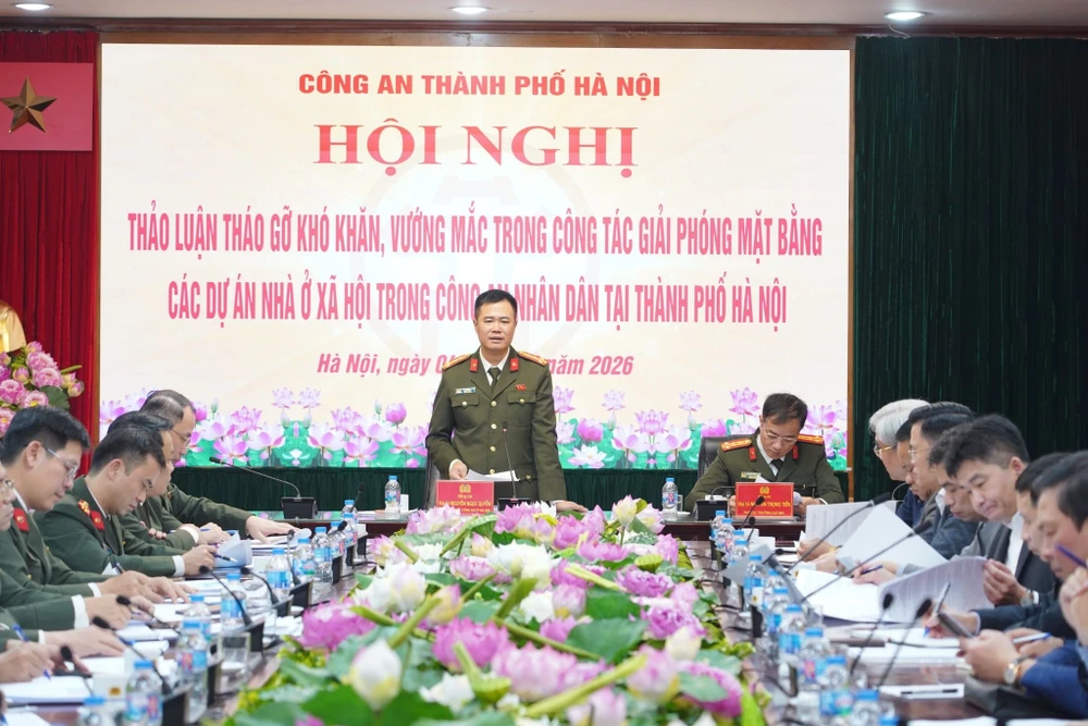 Công an Hà Nội tập trung tháo gỡ vướng mắc giải phóng mặt bằng các dự án nhà ở xã hội