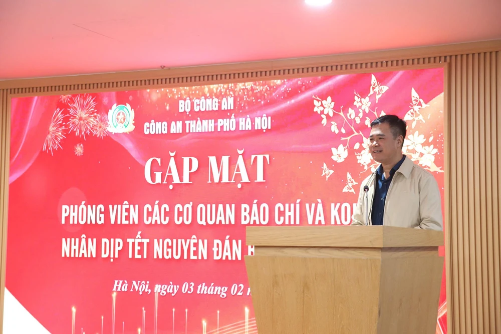 Công an Thành phố Hà Nội gặp mặt phóng viên các cơ quan báo chí và các KOLs