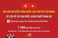 Đại hội Đảng XIV: Số liệu về các đại biểu, khách mời dự Đại hội