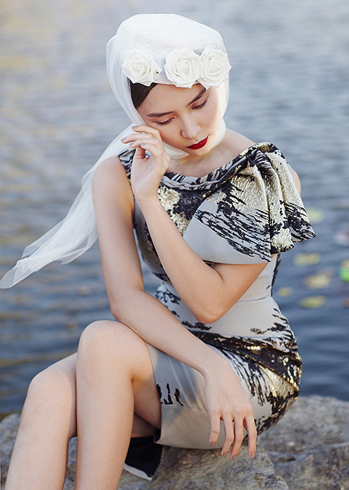 Ngẩn ngơ trước nhan sắc mặn mà của Á hậu Dương Trương Thiên Lý ảnh 4