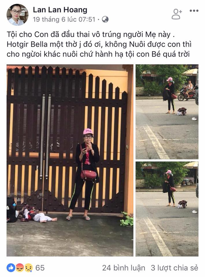 Cộng đồng mạng dậy sóng khi "hot girl" Bella có hành động bạo hành con đẻ ảnh 1 Cộng đồng mạng dậy sóng khi "hot girl" Bella có hành động bạo hành con đẻ ảnh 1