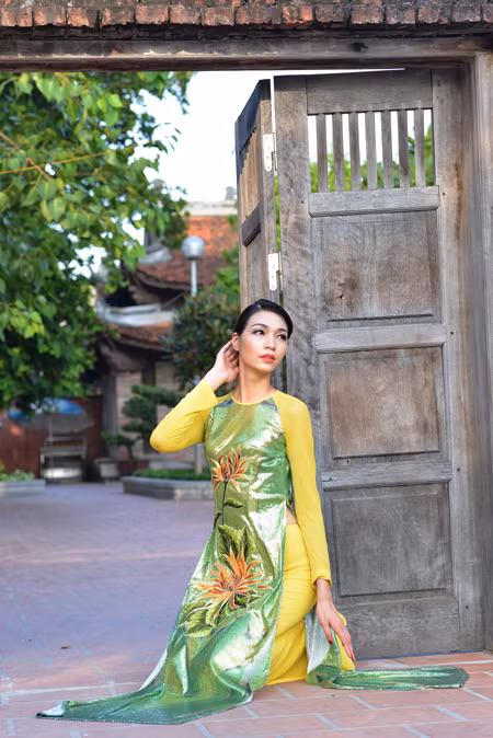 Vũ Việt Hà đưa ruộng bậc thang về Tuần lễ thời trang Việt Nam ảnh 7