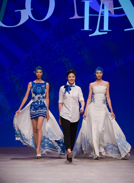 Ngọc Hân "mở màn" Tuần lễ thời trang Việt Nam Xuân-Hè 2016 ảnh 9